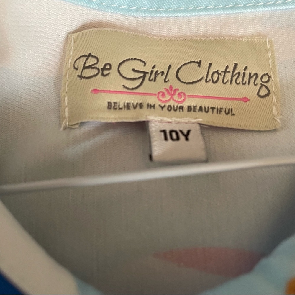 NEVER Worn Be Girl Clothing girls Patriotic Dress Red white blue size 10 - Picture 4 of 6